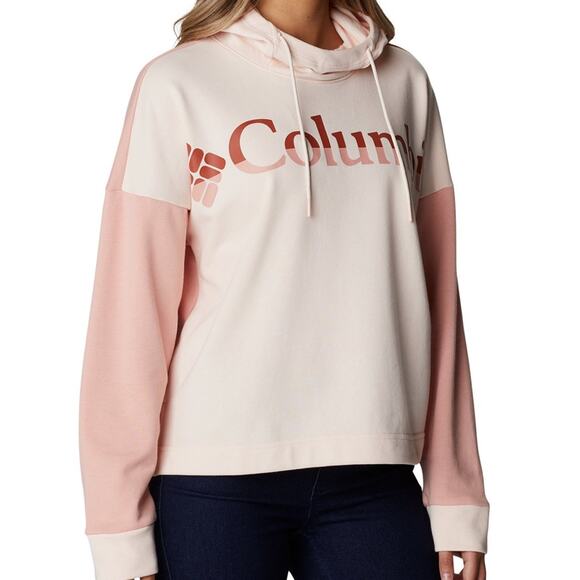 Columbia Logo II Sun Protection UPF 50 Pullover Hoodie Sweatshirt. Oversized - Picture 4 of 6